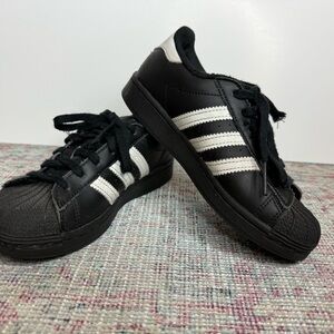 Adidas Kids Superstar 2 sneaker black and white